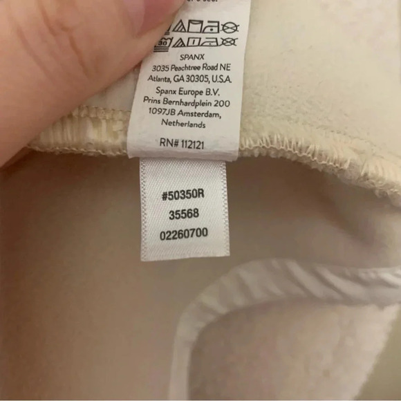 Spanx Fleece Shirt Jacket Sherpa Shacket in Cream Size Medium - Picture 16 of 16